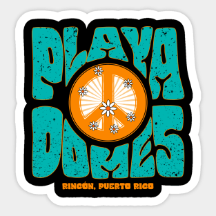 Playa Domes Rincón Puerto Rico Sticker